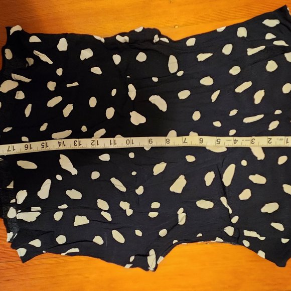 Aritzia Black and White Polka Dot Blouse - Picture 2 of 6